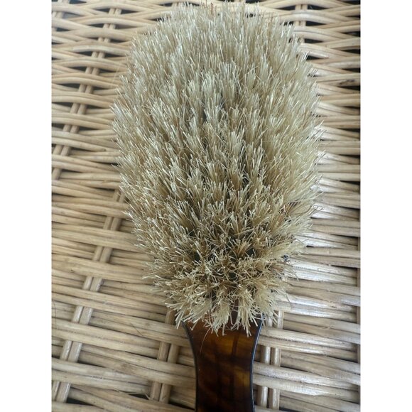 Antique 20's Faux Tortoise Carved Celluloid Painted Flowers Vanity set - Picture 3 of 15